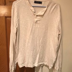 White Polo Ralph Lauren Long Sleeve